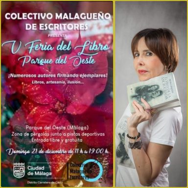 V Feria del Libro del Parque del Oeste Moira Láqueis en la V Feria del Libro del Parque del Oeste.