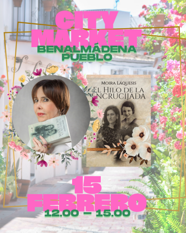 "El hilo de la encrucijada" en Benalmádena pueblo. Moira Láquesis en Benalmádena