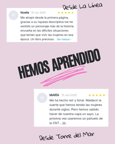 Opiniones sobre "El Hilo de la Encrucijada" Fragmento de la opinión de una lectora sobre "El Hilo de la Encrucijada".