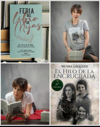 Moira Láquesis en la Feria del Libro de Mijas