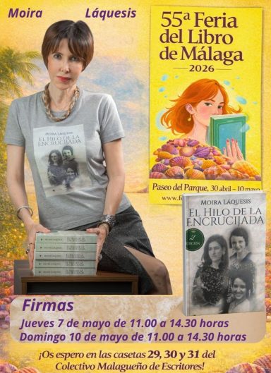 Moira Láquesis en la Feria del Libro de Málaga
